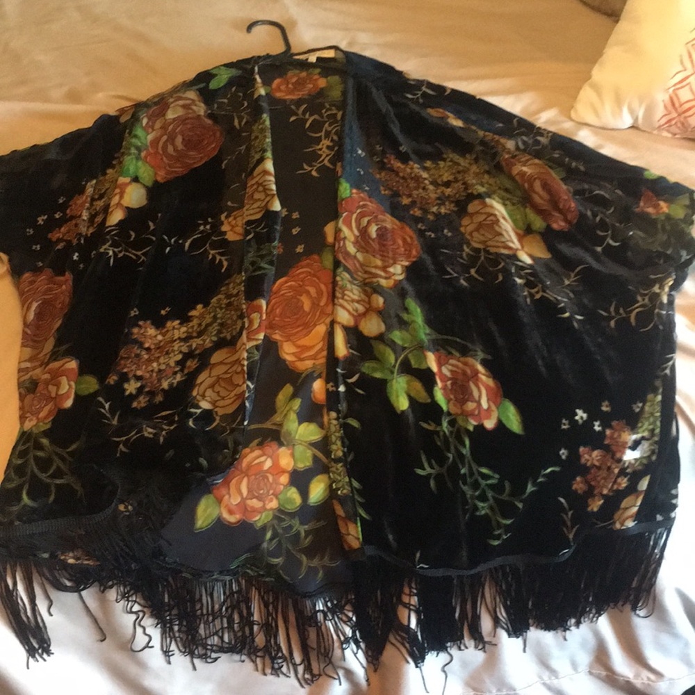 Velvet kimono